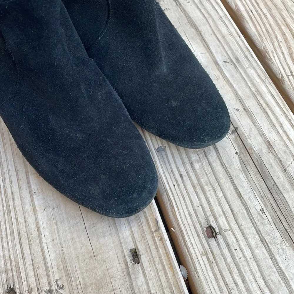 Vince Camuto Cherline Black Suede Over-the-Knee Boots Size 7.5